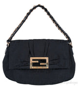 Fendi Zucca Mia Buckle Shoulder Bag