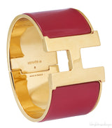 Rouge H Extra Wide Clic Clac Bracelet