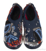Dark Blue DIOR Bead Embellished Fusion Sneakers