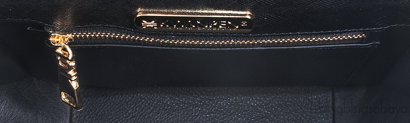 Edge Hexagon Crocodile Bag