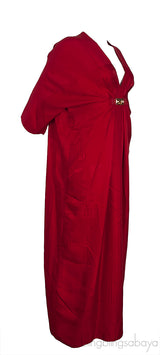 Red CDC Kaftan Dress
