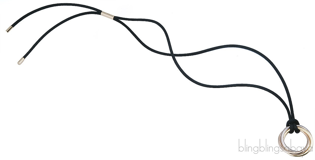 Tricolor Gold Trinity Pendant