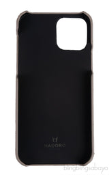Iphone 12 Pro Grey and Blue Crocodile Phone Case