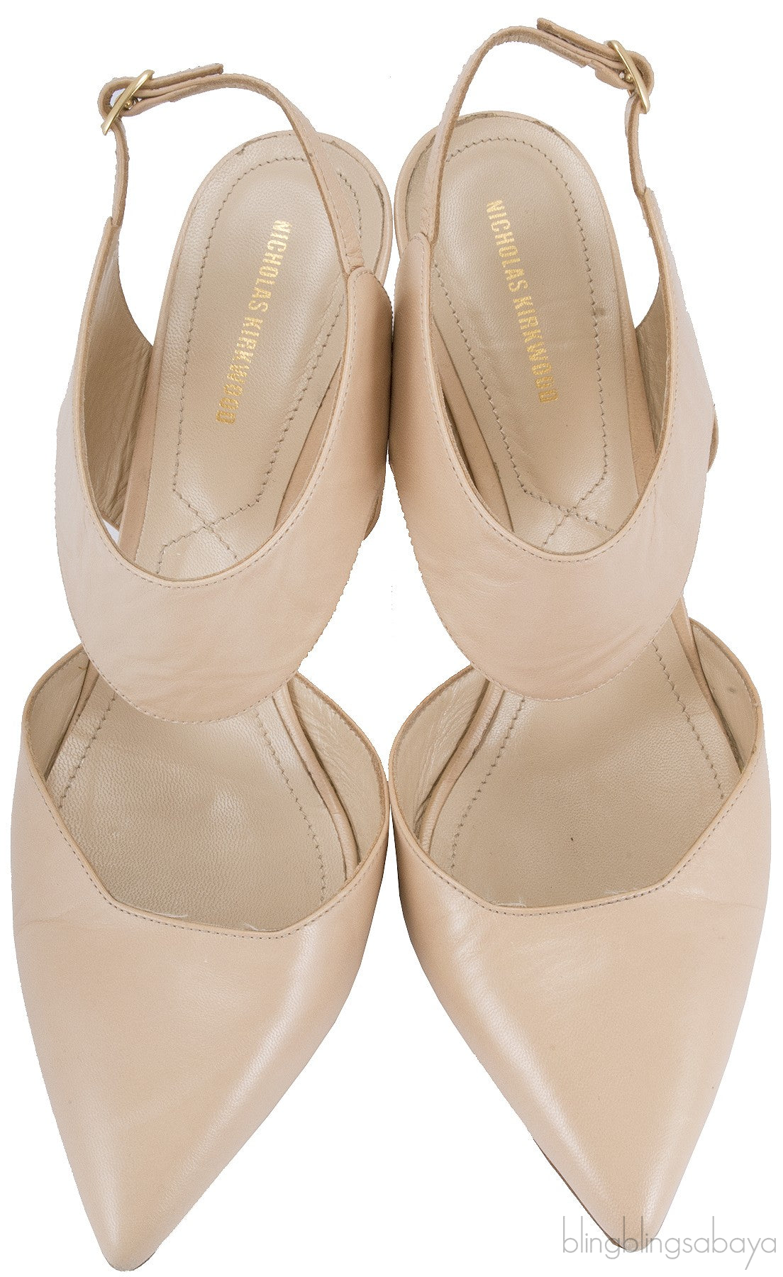 Nude Leda Leather Pump