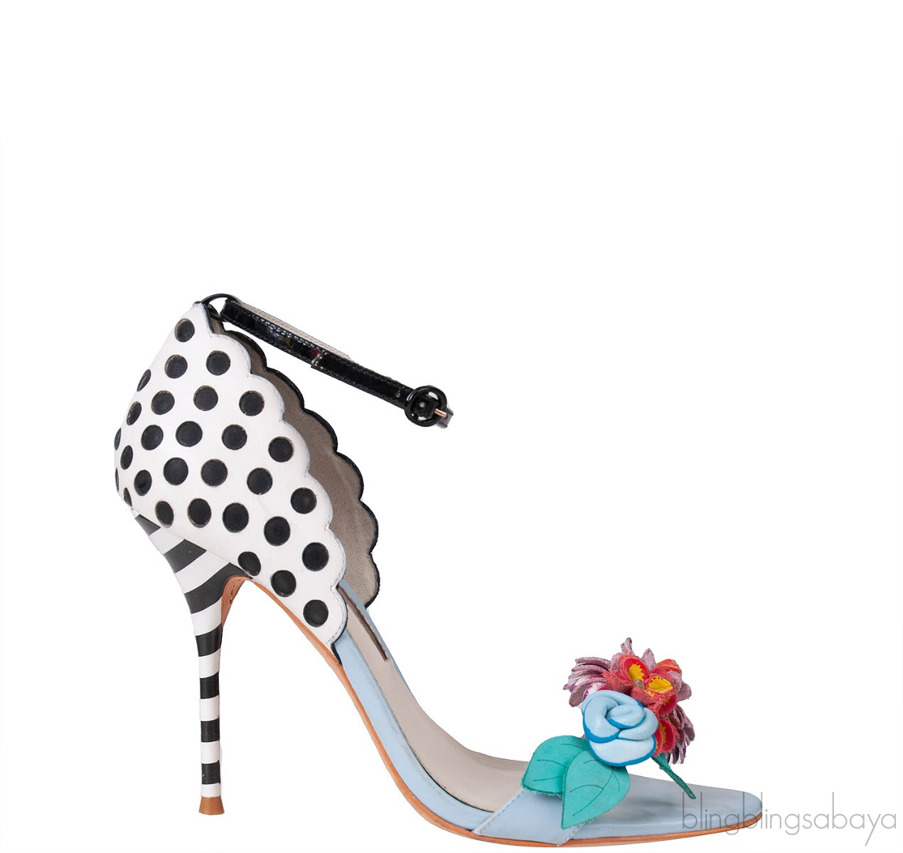 Sophia Webster Polka-dot Lilico Slingback Sandals
