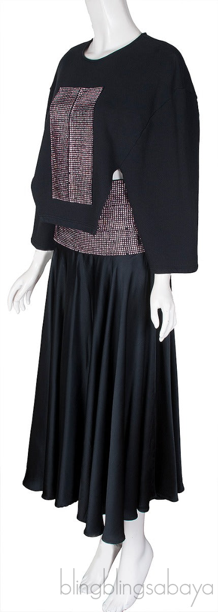 Crystal Embellished Top & Skirt