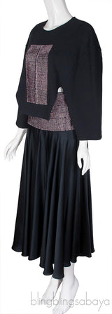 Crystal Embellished Top & Skirt