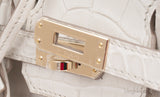 Hermes Birkin 25 Beton Matte Alligator Crocodile GHW