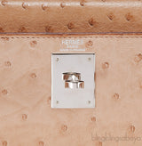 Kelly 28 Natural Gold Ostrich