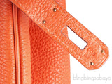 Birkin 35 Orange Togo GHW