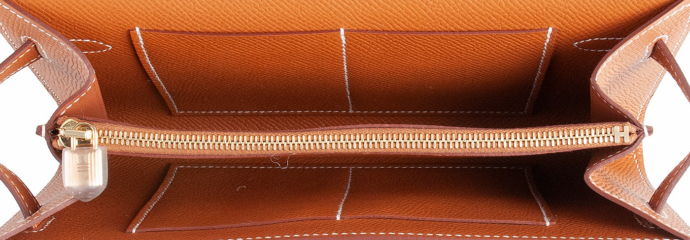 Kelly Classique To Go Gold Epsom Wallet