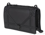 Dior Diorama Black Ultra Matte Medium Shoulder Bag