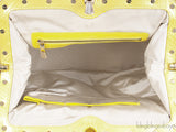 Versace Yellow Python Frame Shoulder Bag