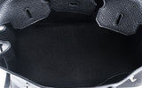 Birkin 35 Black Taurillon Clem PHW