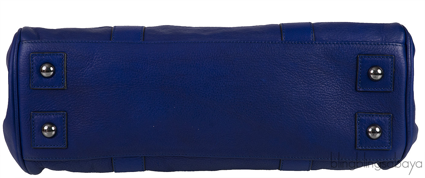Mulberry Bayswater Blue Top Handle Bag