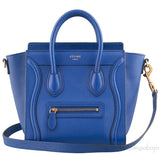 Nano Luggage Blue Shoulder Bag