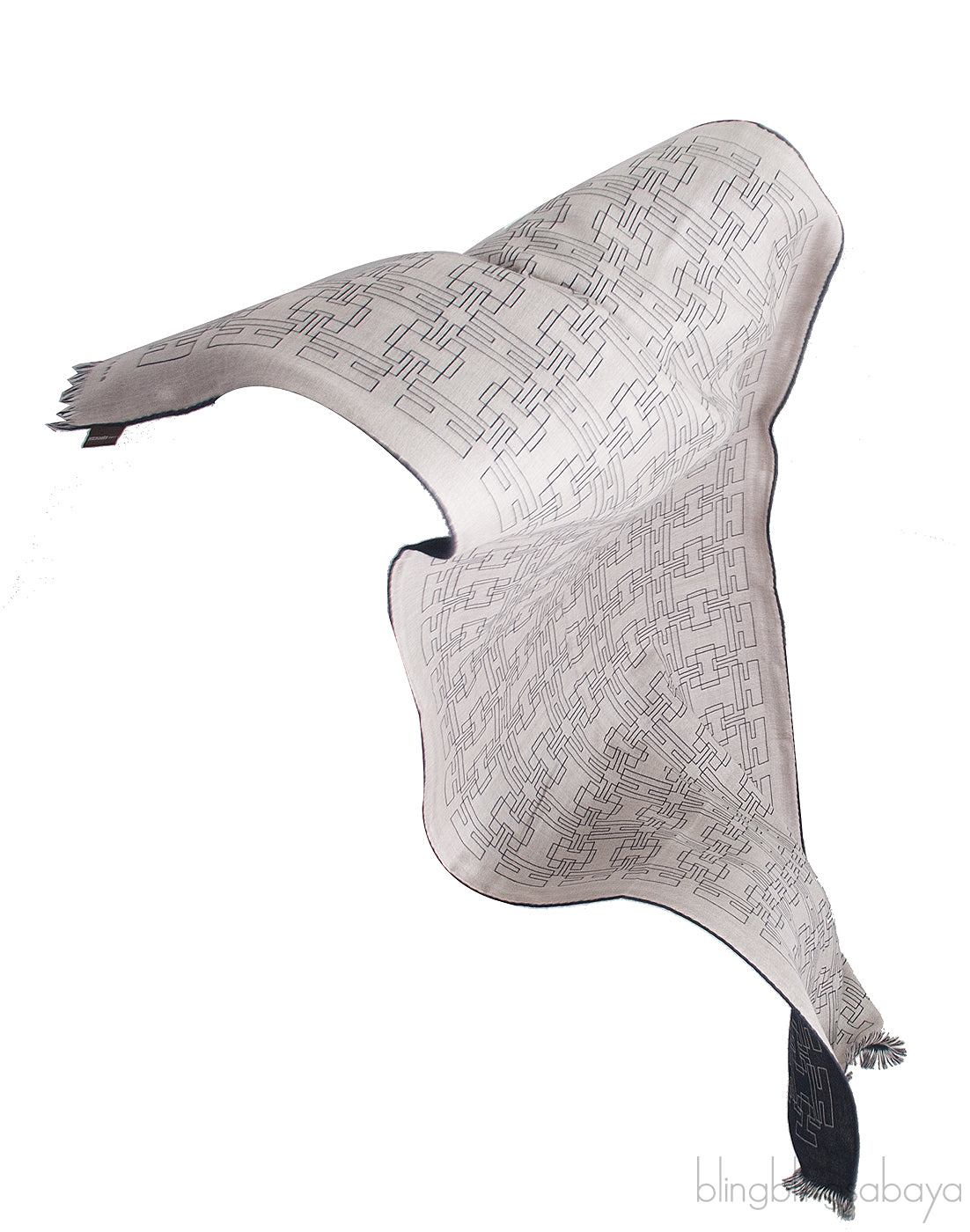 Reversible H Print Shawl