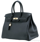 Birkin 35 Black Togo GHW