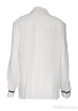 Off-white Black Trim Long Sleeve Shirt