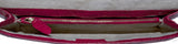 Pinkish Red Crocodile Fold-over Clutch*