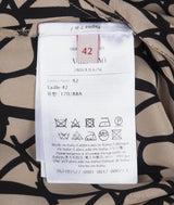 Neutral Toile Iconographe  Printed Silk Midi Dress
