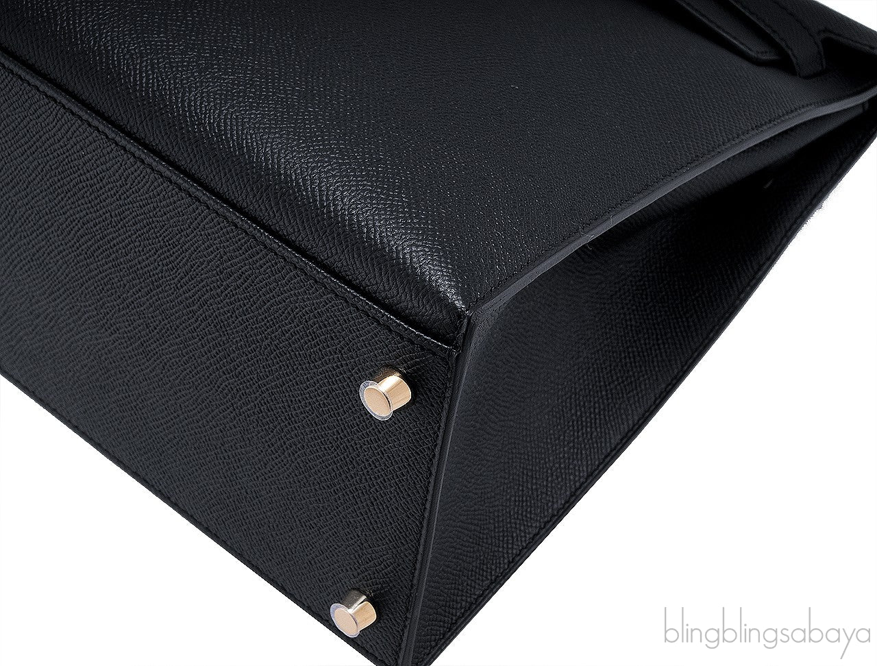 Kelly 35 Black Sellier Epsom GHW