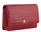 Wallet On Chain Croc Flap Bag