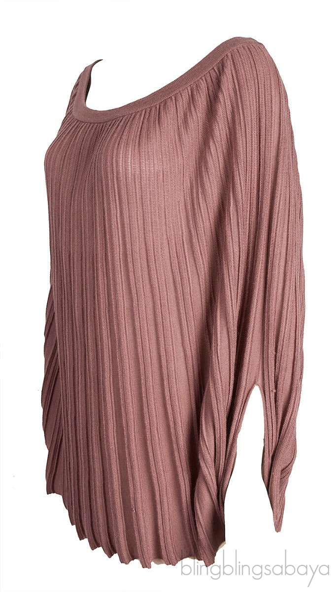 Brown Oversized Top
