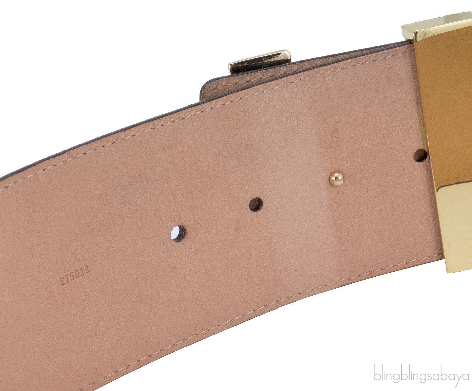 Initials Vernis Belt*