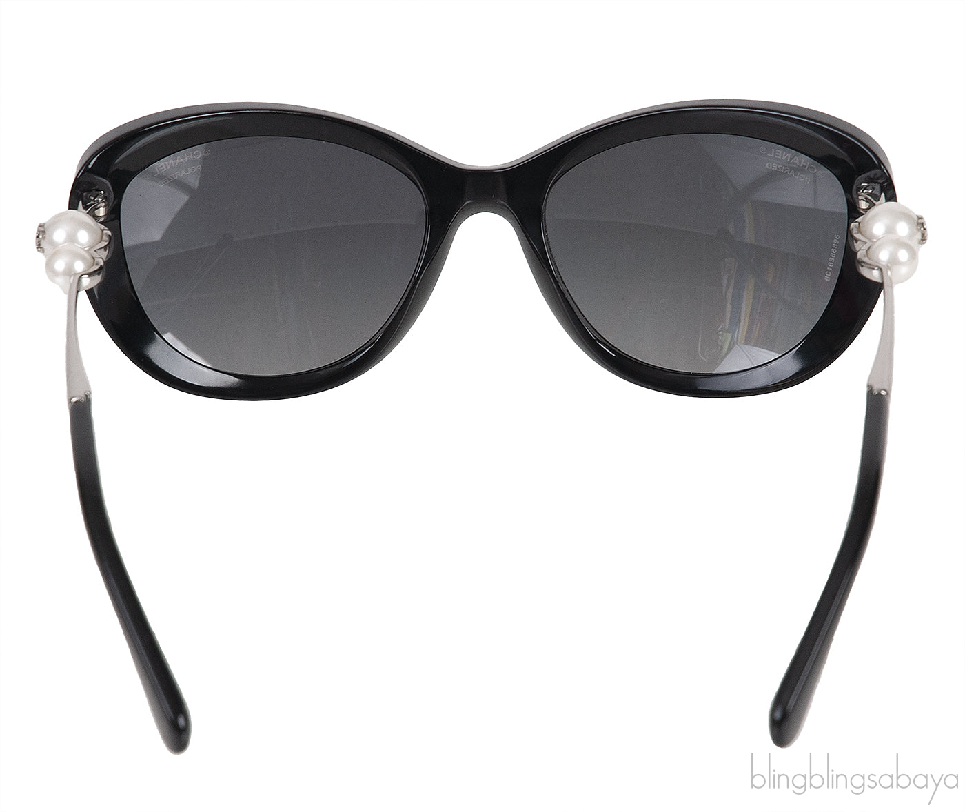 5340 H Black Frame Pearl Sunglasses