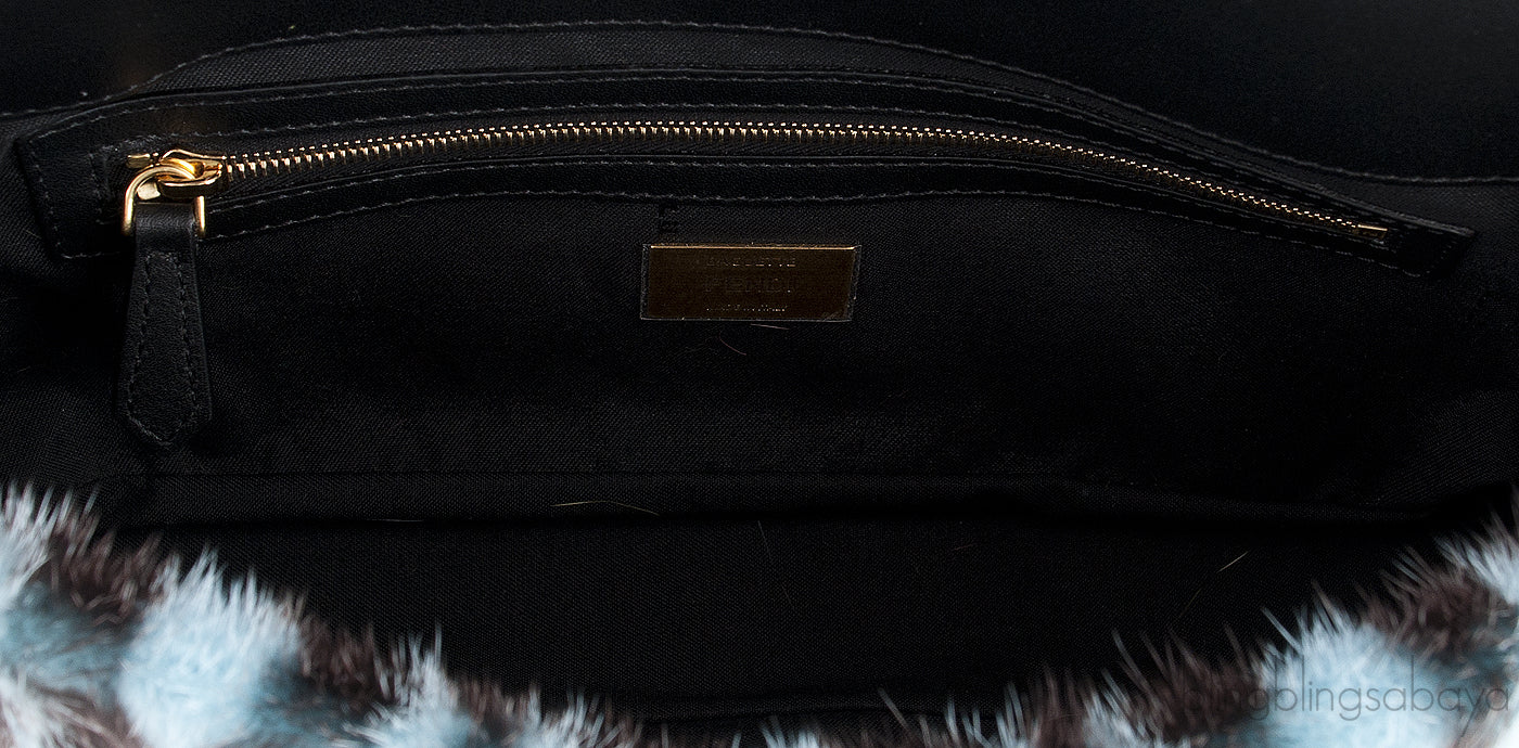 Baguette Multicolor Mink Fur