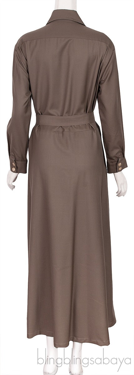 Felicity belted shirt dress