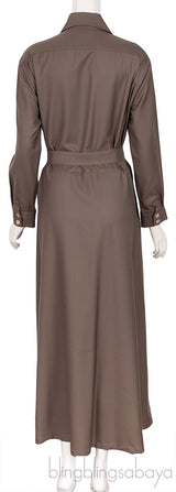 Felicity belted shirt dress