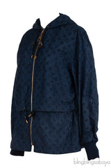 Louis Vuitton Blue Broderie Monogram Jacket