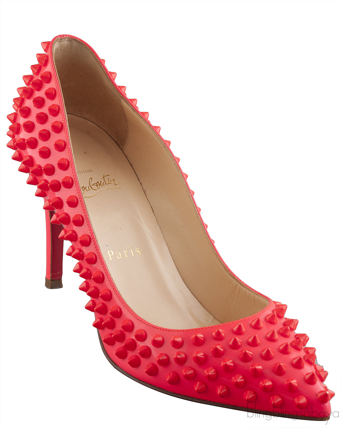 Pigalle Spikes Hot Pink Heels