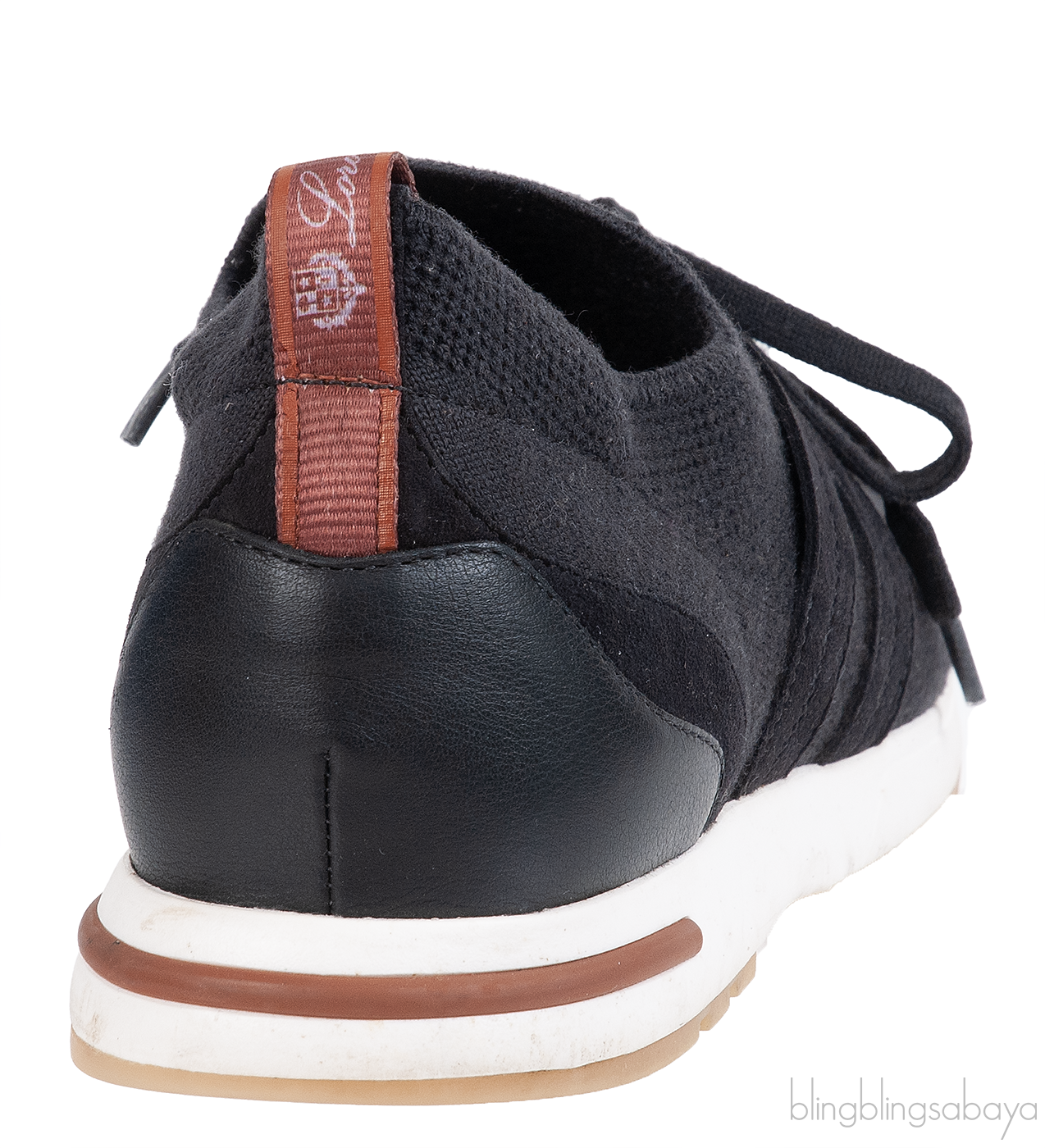 Loro Piana Black Flexy Walk Wish Wool Sneakers