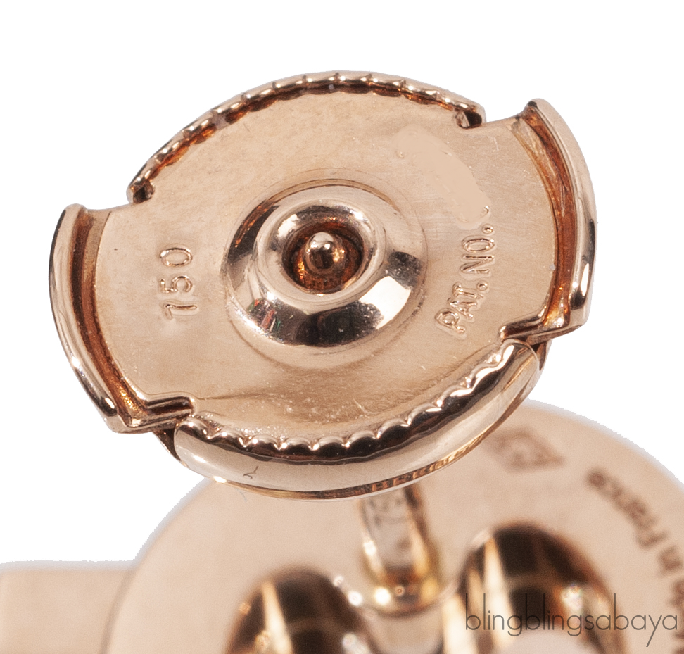 Finesse Pink Gold Diamond Earrings