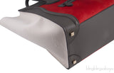 Mini Luggage Tricolor Brick Pony Hair