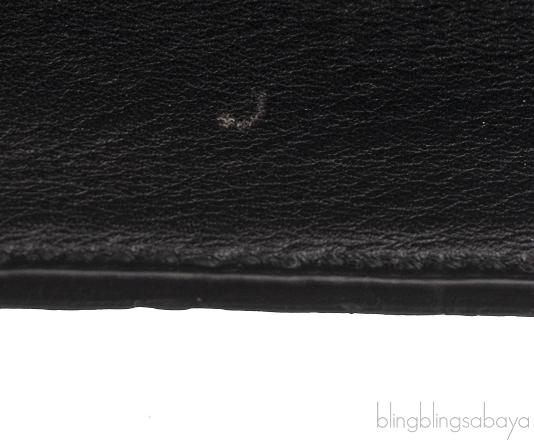 Betty So Black Python Shoulder Bag