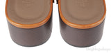 Hermes Carlota Brown Leather Mules