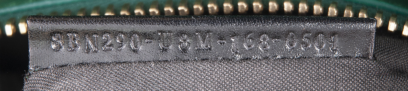 Fendi Peekaboo Medium Green Python Bag