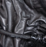 Black Python and Mink Fur Bag