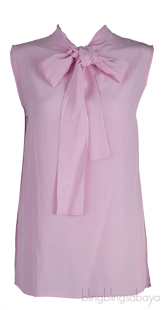 Pink Sleeveless Blouse