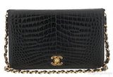Vintage Crocodile WOC Clutch