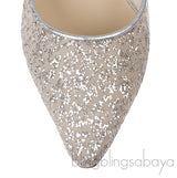 Jimmy Choo Romy 85 Glitter Pumps