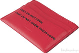 Red Card Holder