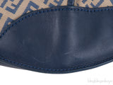 Fendi Blue FF Printed Canvas Hobo