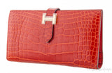 Geranium Bearn Crocodile Wallet