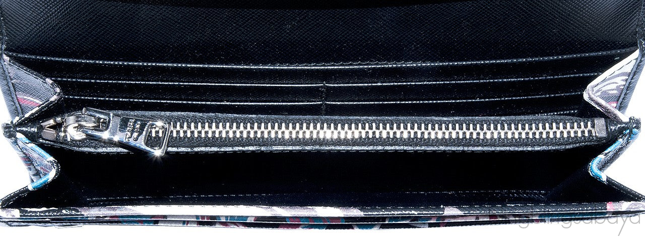 Floral Printed Continental Wallet