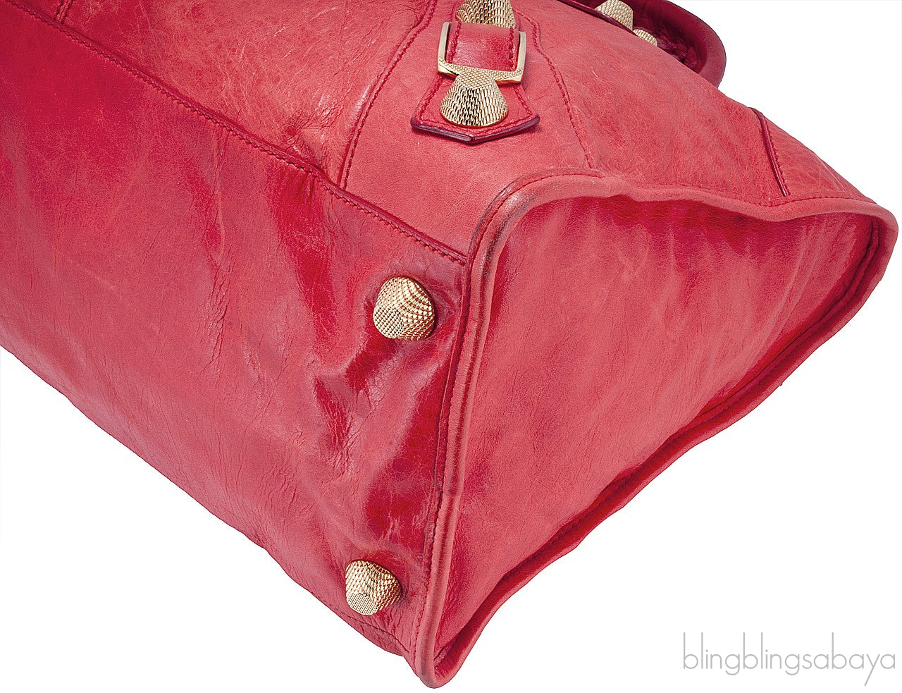Coral Red Giant Work Bag